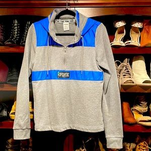 Vs pink. Medium. Grey 3/4 zip up jacket